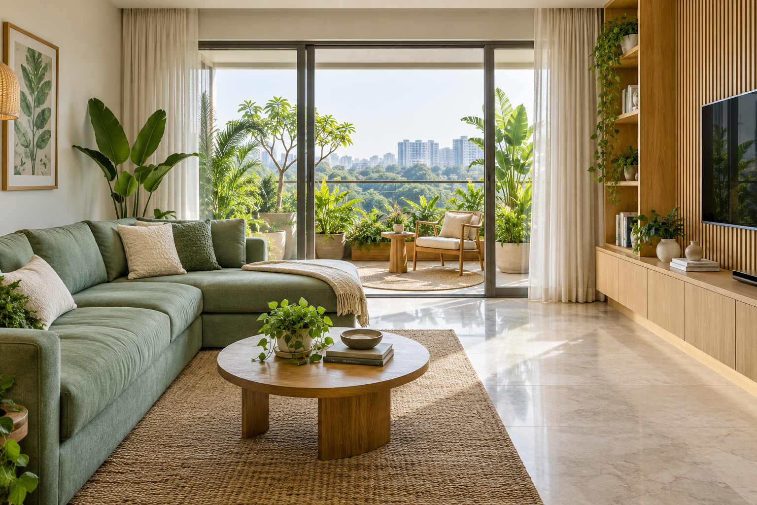 Biophilic Retreat interior design concept