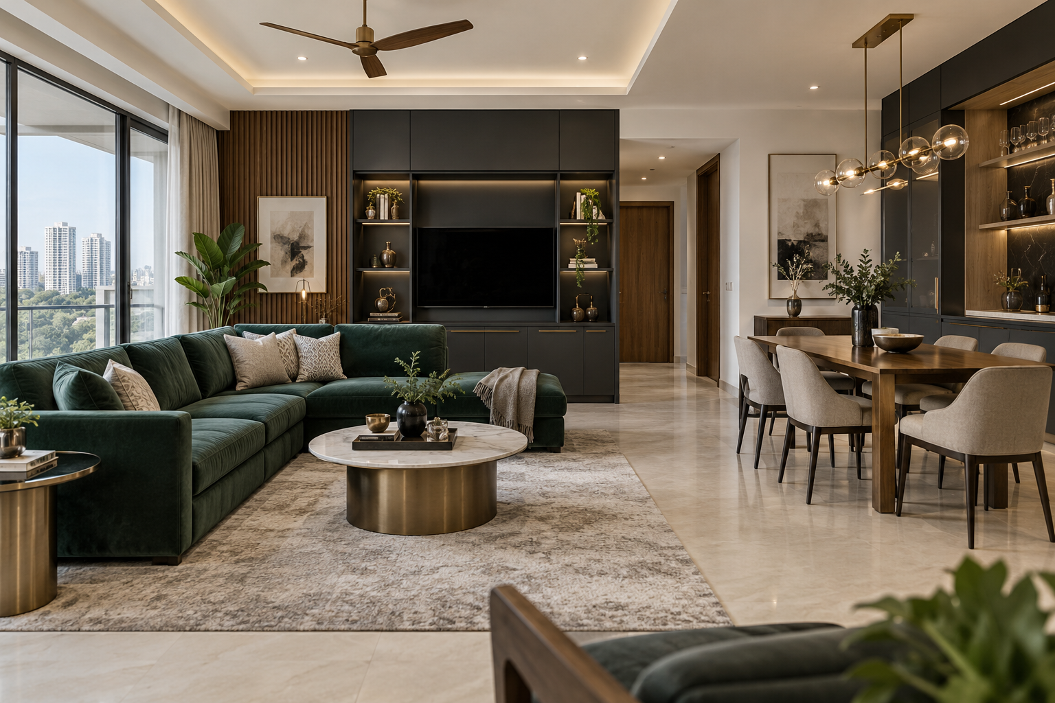 Contemporary Luxury interior design concept