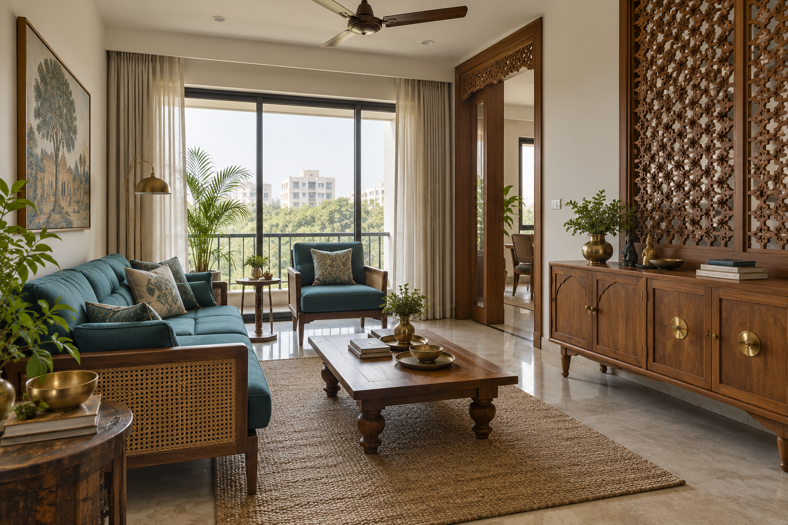 Indian Heritage interior design concept